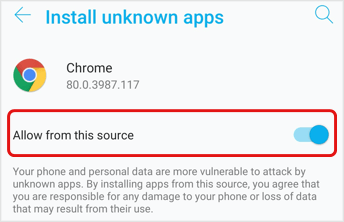 app install step